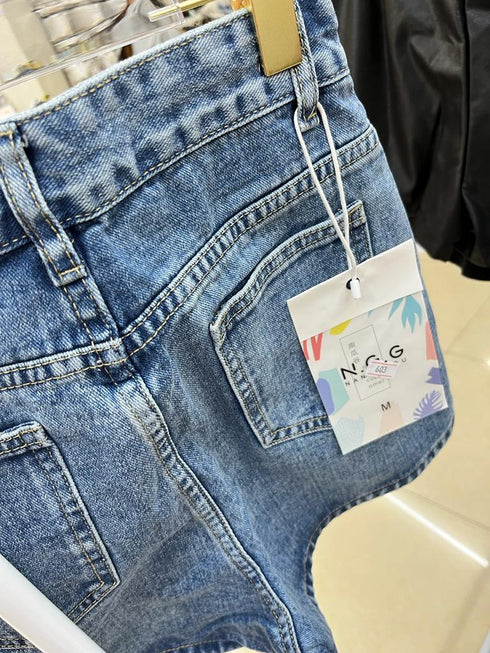 Denim Shorts Ripped Jeans